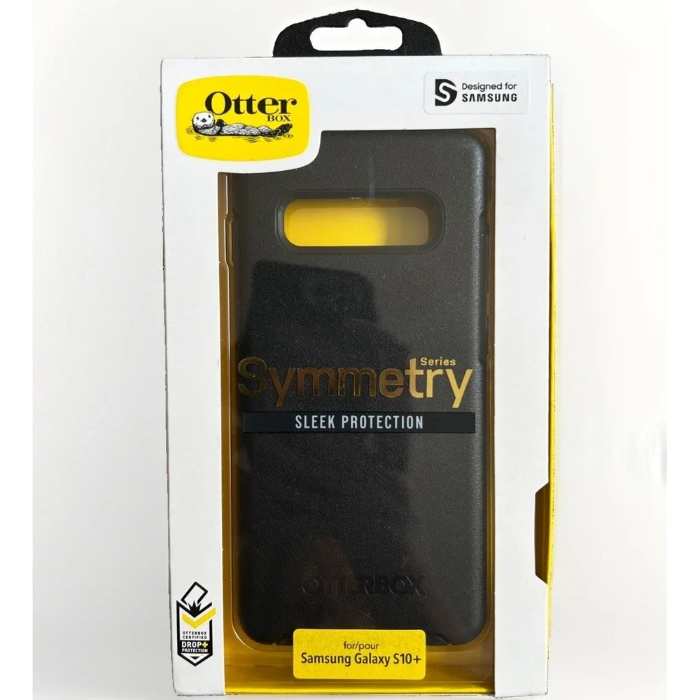 Otterbox Samsung Galaxy S10 Symmetry Series Black Sleek Case New